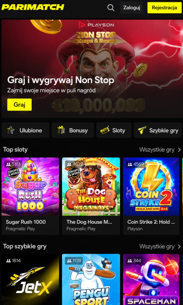 Mobilna wersja platformy na smartfonie